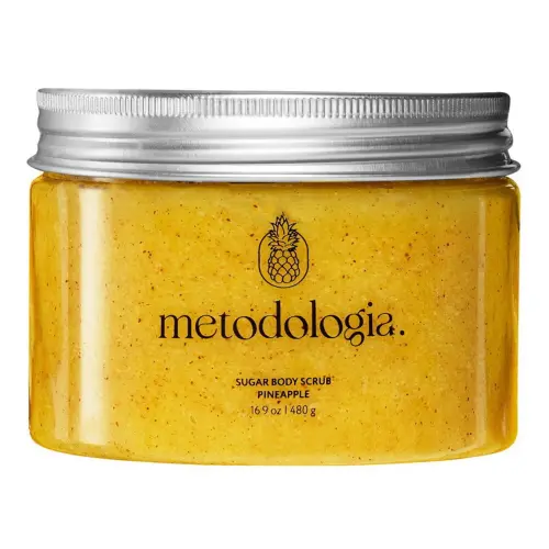 Fabrik Cosmetology Скраб д/тела антицеллюлитный сахарный Ананас Body scrub pineapple 480гр Metodologia