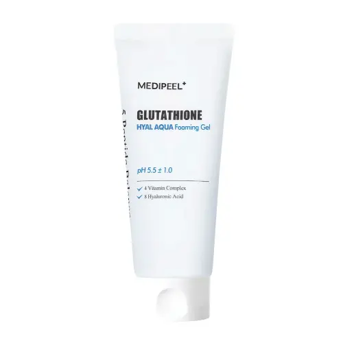 Medi-Peel GLUTATHIONE HYAL AQUA FOAMING GEL CLEANSER Увлажняющий гель-пенка для умывания лица MEDI-PEEL Glutathione Hyal Aqua Foaming Gel, 150мл