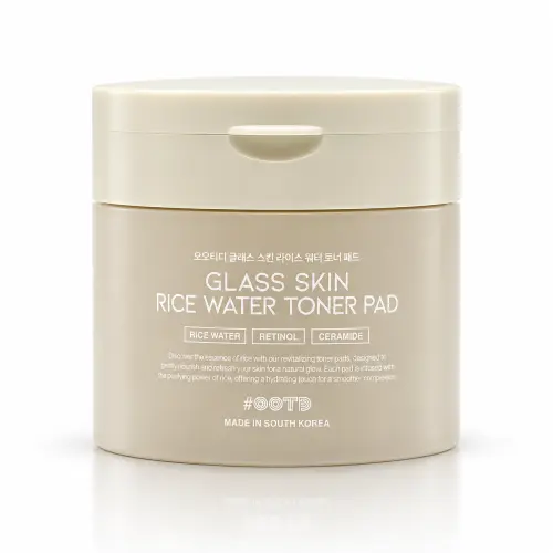 OOTD Glass Skin Rice Toner Pad