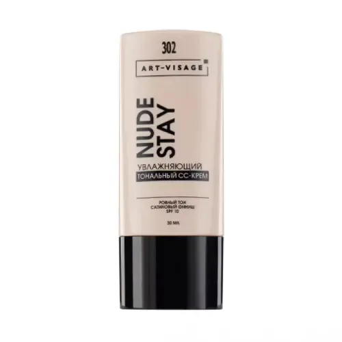 Art Visage Тональный СС-крем увлажняющий NUDE STAY 302 слоновая кость