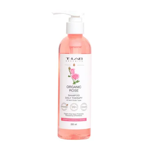 Шампунь T-Lab Organics Organic Rose Shampoo для всех типов волос 250 мл