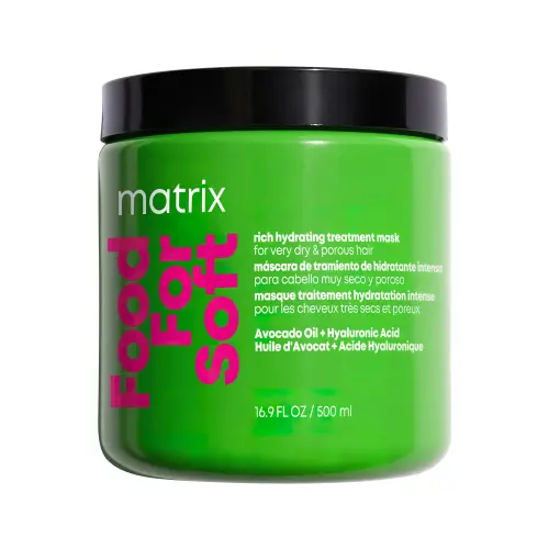 Matrix Food for Soft Маска для питания и увлажнения сухих и пористых волос, 500 мл