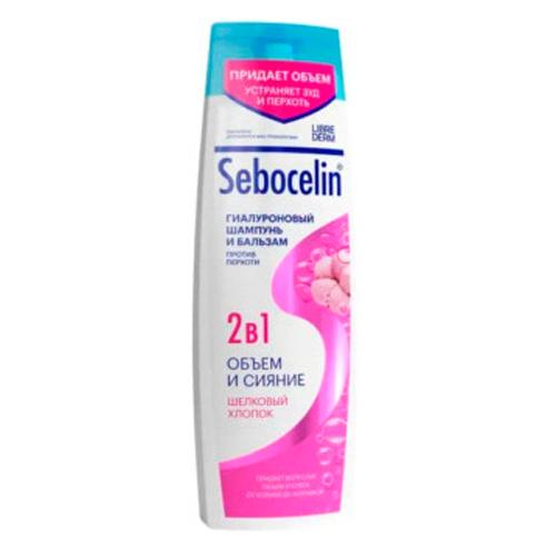 LIBREDERM Гиал-ый шам-бал-ам 2 в1 против пер-ти SEBOCELIN ШЕЛКОВЫЙ ХЛОПОК 400 мл