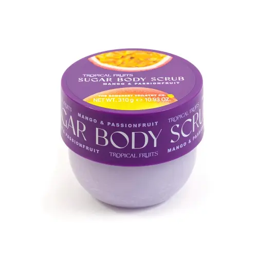 SOMERSET Tropical Fruit Mango & Passionfruit Sugar Scrub 310g Jar Сахарный скраб Манго и маракуйя 310гр