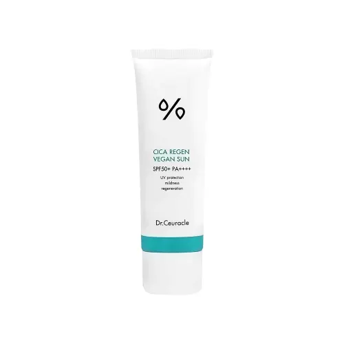 Dr. Ceuracle CICA REGEN VEGAN SUN Веганский солнцезащитный крем CICA REGEN SPF50+ 50 мл
