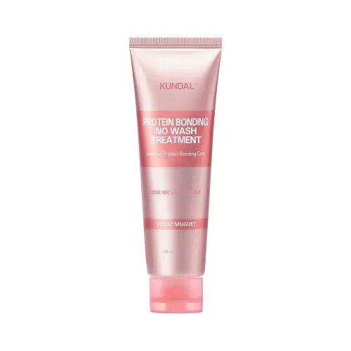 KUNDAL МАСКА ДЛЯ ВОЛОС НЕСМЫВАЕМАЯ PROTEIN BONDING NO WASH TREATMENT 130ML (KUNDAL) VIOLET MUGUET
