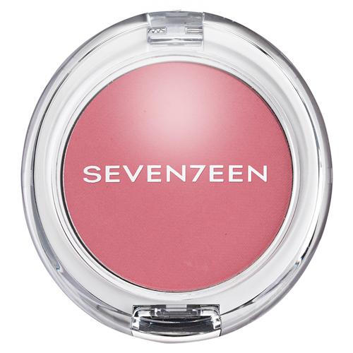 Seventeen Румяна т.4 матовые шелковистые компактные, роза