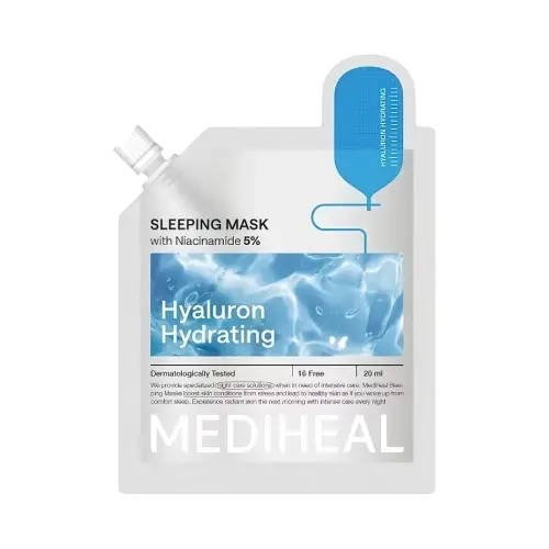 MEDIHEAL HYALURON HYDRATING SLEEPING MASK Ночная маска увлажняющая с гиалуроном 20 мл