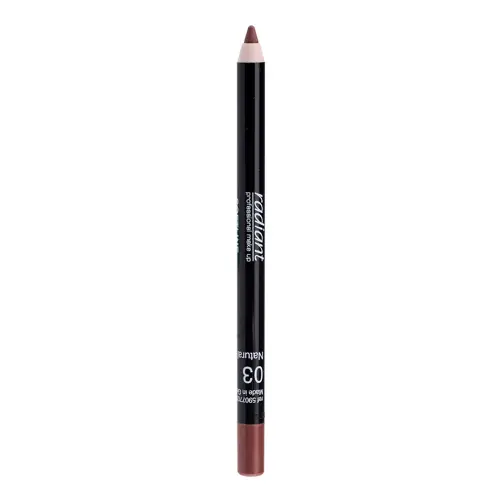 RADIANT  SOFT LINE WATERPROOF LIP PENCIL No 3 - NATURAL Карандаш для губ водостойкий Softline Waterproof Lip Pencil, т. 03 натуральный