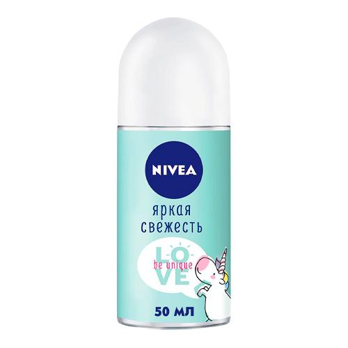 Nivea Women Дезодорант антиперспирант шариковый LOVE BE Unique Яркая Свежесть с цинком 50 мл
