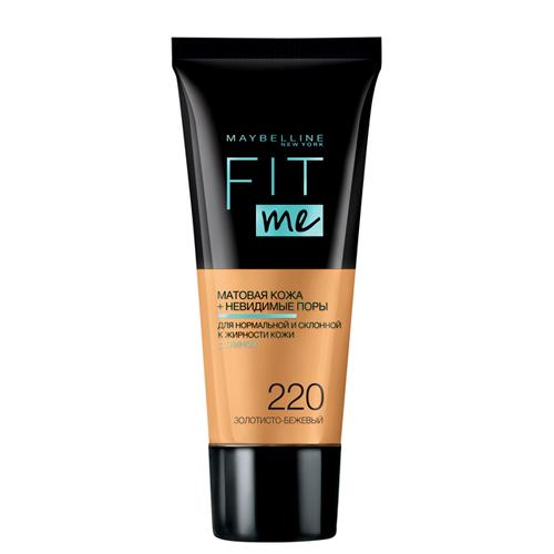 Maybelline Fit Me Тональный крем для лица  оттенок 220 золотисто-бежевый, 30 мл