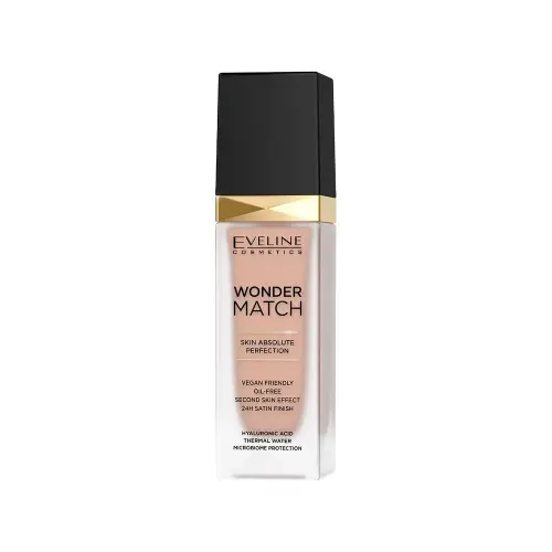 Eveline АДАПТИРУЮЩАЯСЯ ТОНАЛЬНАЯ ОСНОВА - 35 BEIGE WONDER MATCH, 30мл