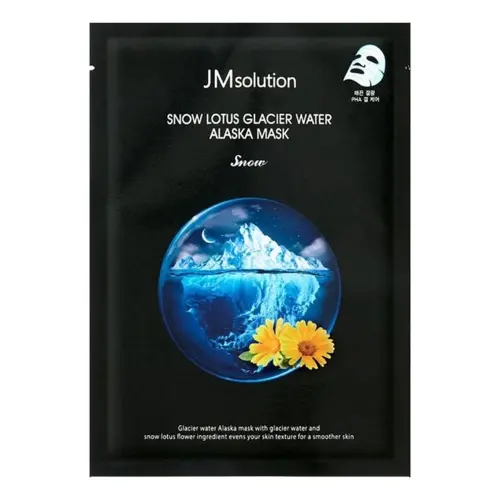 JMSOLUTION SNOW LOTUS GLACIER WATER ALASKA MASK SNOW