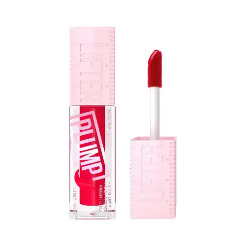 Maybelline New York Блеск для губ Lifter Plump Lip Gloss, оттенок 004 Red Flag 5,4 мл