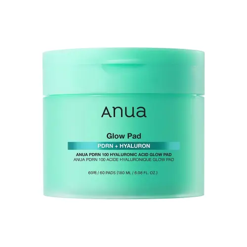 ANUA PDRN 100 HYALURONIC ACID GLOW PAD Увлажняющие пэды с ПДРН и гиалуроновой кислотой для сияния кожи 180ml (60EA)