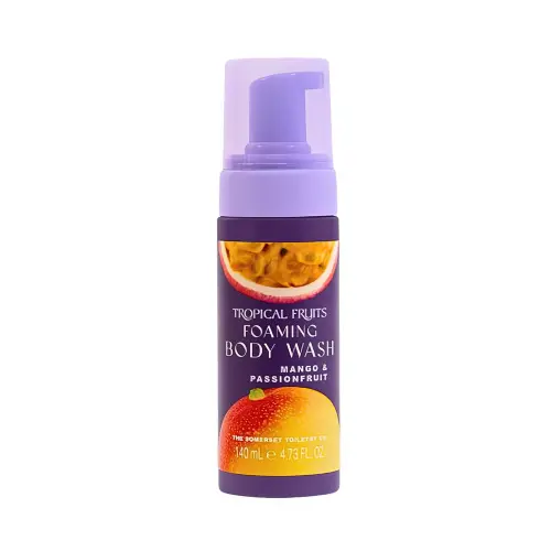 SOMERSET Tropical Fruit Mango & Passionfruit Foaming Body Wash 140ml  Тропические фрукты Пенящийся гель для душа с манго и маракуйей 140мл