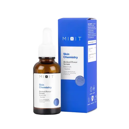 MIXIT Обновляющая сыворотка для лица с ретинолом Retinol Power Face Serum 30мл