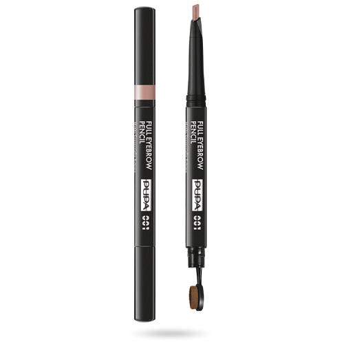 PUPA Карандаш для бровей FULL EYEBROW PENCIL тон 001 Светлый