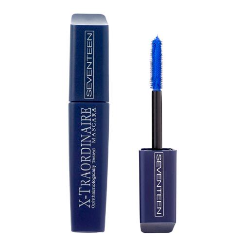 Seventeen Тушь для ресниц удлинение, объем, подкручивание X-Traordinaire Mascara т.02 ярко голубой