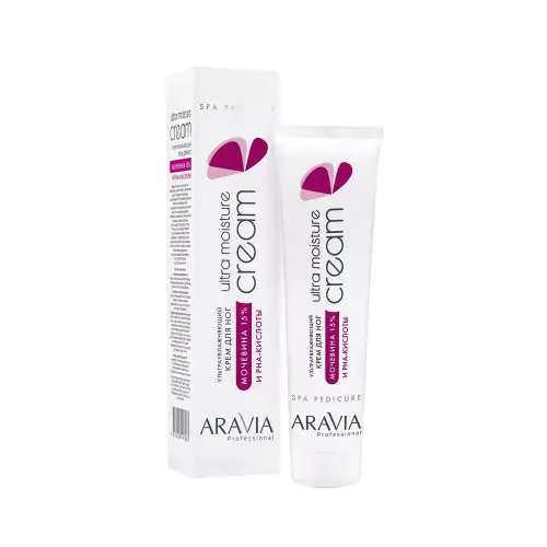 ARAVIA Professional Крем для ног ультраувлажняющий с мочевиной (15%) и PHA-кислотами Ultra Moisture Cream, 100 мл
