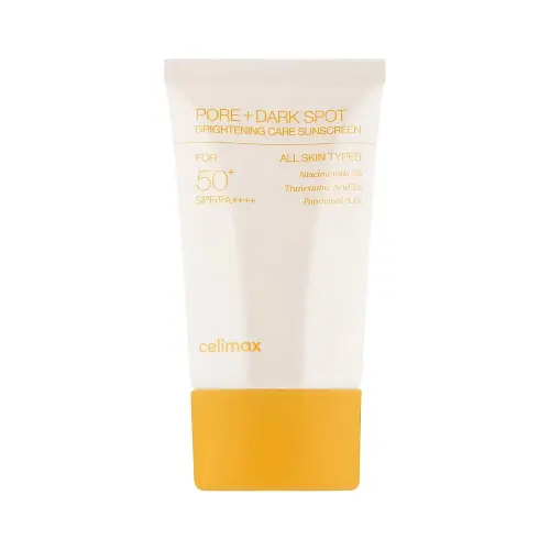 Celimax Pore+Dark Spot Brightening Care Sunscreen Солнцезащитный крем для осветления пор и пигментных пятен 50 мл