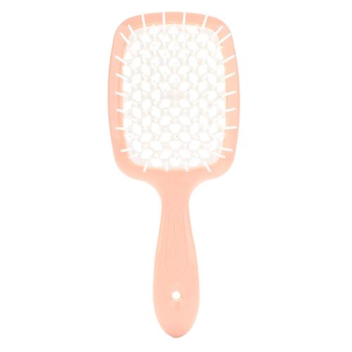Janeke Superbrush Расческа Персиковая/Белая 20,3X8,5X3,1 см