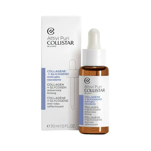 COLLISTAR ATTIVI PURI COLLAGEN + GLYCOGEN Сыворотка против морщин с коллагеном и гликогеном 30 ml