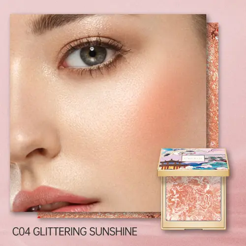 CATKIN ROSY BLUSH Румяна для лица C04 glittering Sunshine 10г