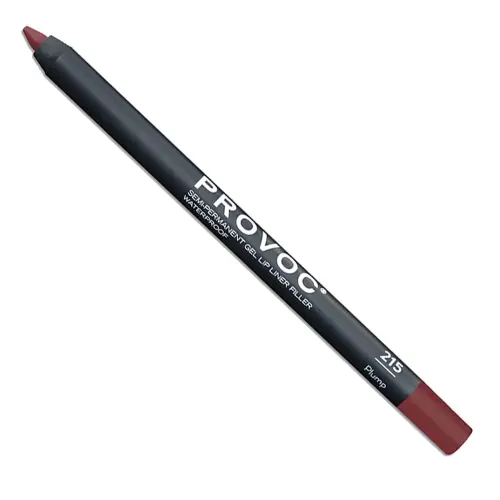 PROVOC Semi-Permanent Gel Lip Liner Filler WP 215 Plump Гелевая подводка в карандаше для губ LPL215