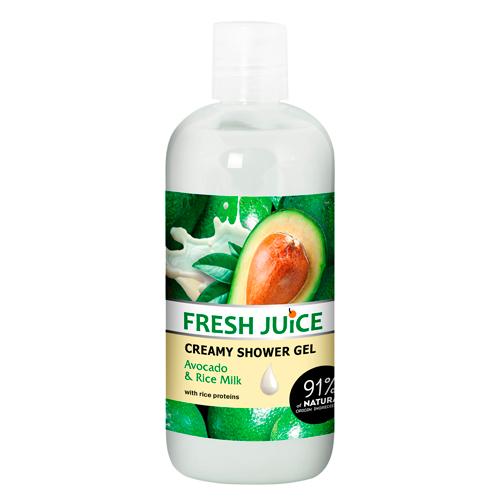 Fresh Juice Крем - гель для душа Avocado и Rice milk, 500 мл