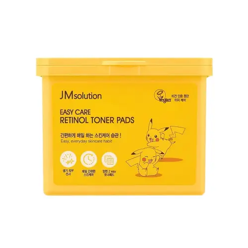 Jmsolution EASY CARE RETINOL TONER PADS Очищающие тонер педы с ретинолом и витамином Е 70 шт 200 мл