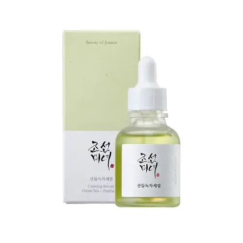 BEAUTY OF JOSEON Calming Serum : Green tea + Panthenol Антиоксидантная успокаивающая сыворотка 30 мл