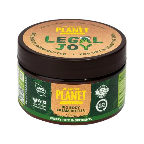 WE ARE THE PLANET КРЕМ-БАТТЕР ДЛЯ ТЕЛА ДЛЯ СУХОЙ И ЧУВСТВИТЕЛЬНОЙ КОЖИ LEGAL JOY 200 мл