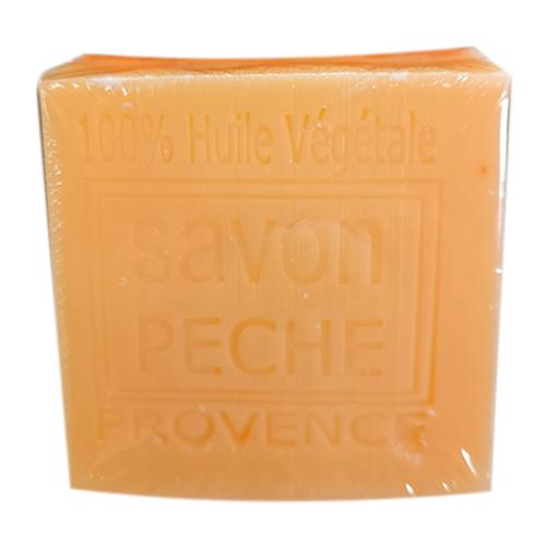 PEACH, with grape seed oil Square 100g Мыло ПЕРСИК с маслом из виноградных косточек