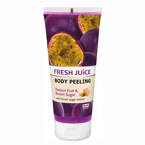 Fresh Juice Пилинг для тела Passion Fruit & Brown Sugar, 200 мл