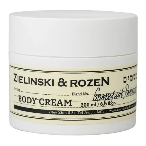 Zielinski & Rozen Крем для тела в банке Грейпфрут, Пачули, Белая Роза 200мл