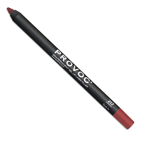 PROVOC Semi-Permanent Gel Lip Liner Filler WP 217 Sink In Гелевая подводка в карандаше для губ LPL217