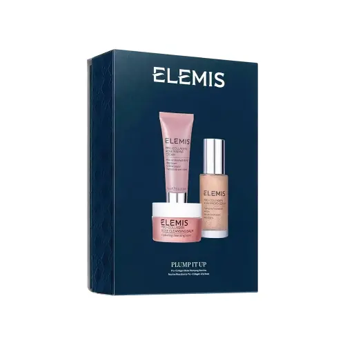 ELEMIS Подарочный набор: 1. Крем для лица 2. Бальзам для умывания 3. Сыворотка - Kit: Plump-it-Up – Pro-Collagen Rose Plumping Routine
