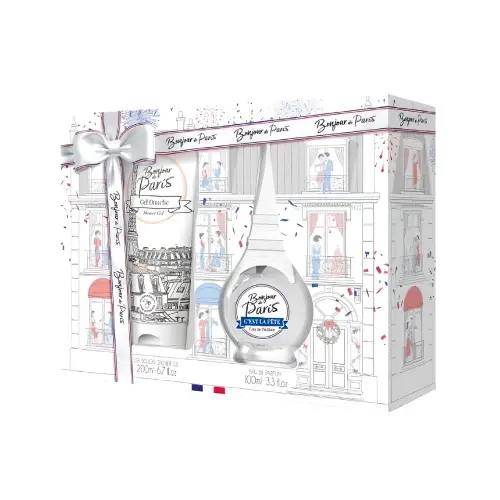 BONJOUR DE PARIS Giftset C'est la fête: EDT Spray 100ml + Shower Gel 250ml