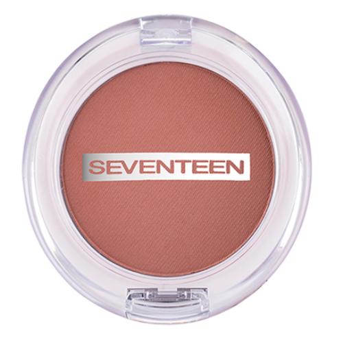 Seventeen Румяна т.14 матовые шелковистые компактные сливочно-коричневый