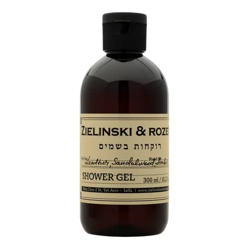 Shower gel Leather, Sandalwood, Amber (300 ml)
