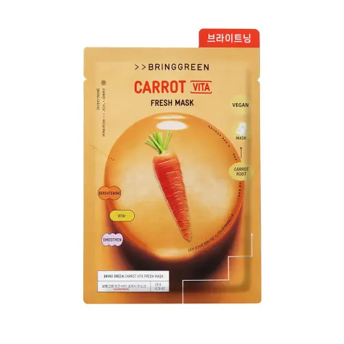 BRINGGREEN Fresh Mask Sheet (Carrot Vita) 1ea