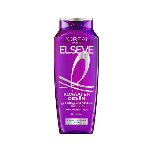L'oreal ELSEVE Шампунь ОБЪЕМ КОЛЛАГЕНА для тонких и лишенных объема волос, 400 мл