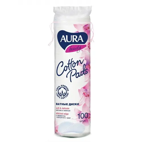 Aura Beauty Ватные диски  100 шт