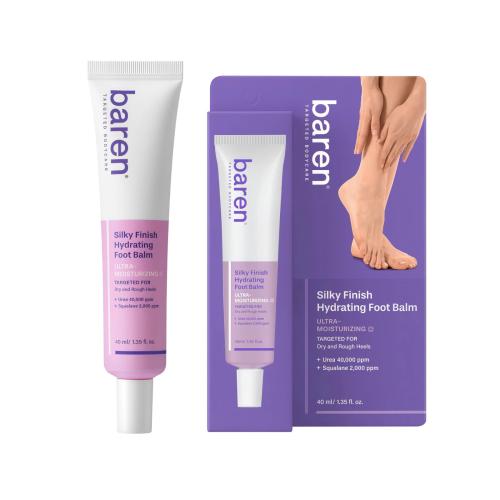 BAREN Non-Greasy & Hydrating Heel Balm  Нежирный увлажняющий бальзам для пяток, 40 мл