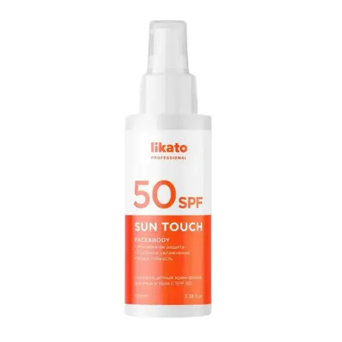LIKATO professional Солнцезащитный крем-флюид для лица и тела с SPF 50 100 мл
