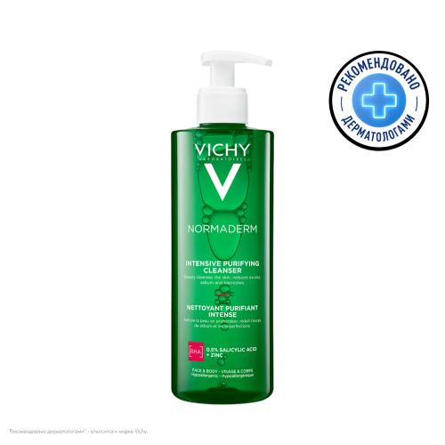 VICHY NORMADERM Интенсивно очищающий гель для лица и тела, 400 мл