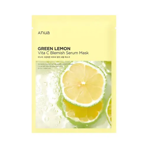 ANUA VITAMIN C BLEMISH SERUM MASK Тканевая маска с сывороткой с витамином С против пигментации 25ml