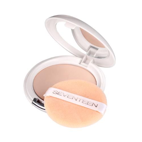 Seventeen Компактная шелковая пудра д/лица Natural Silky Compact Powder 07 Слоновая кость
