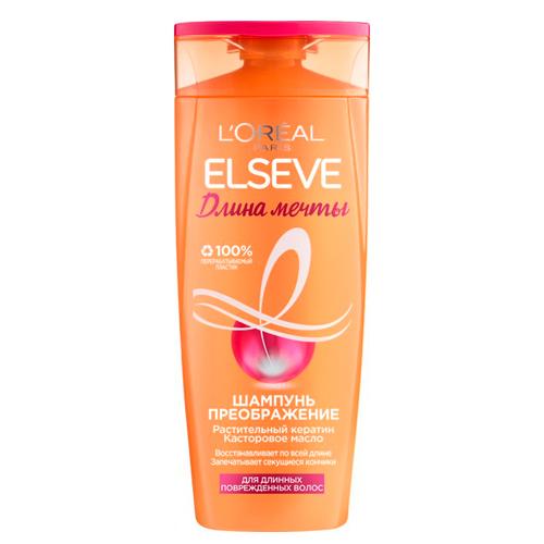 L'oreal ELSEVE Шампунь Длина Мечты, д дл-ых пов-ых волос, с кератином, 400 мл